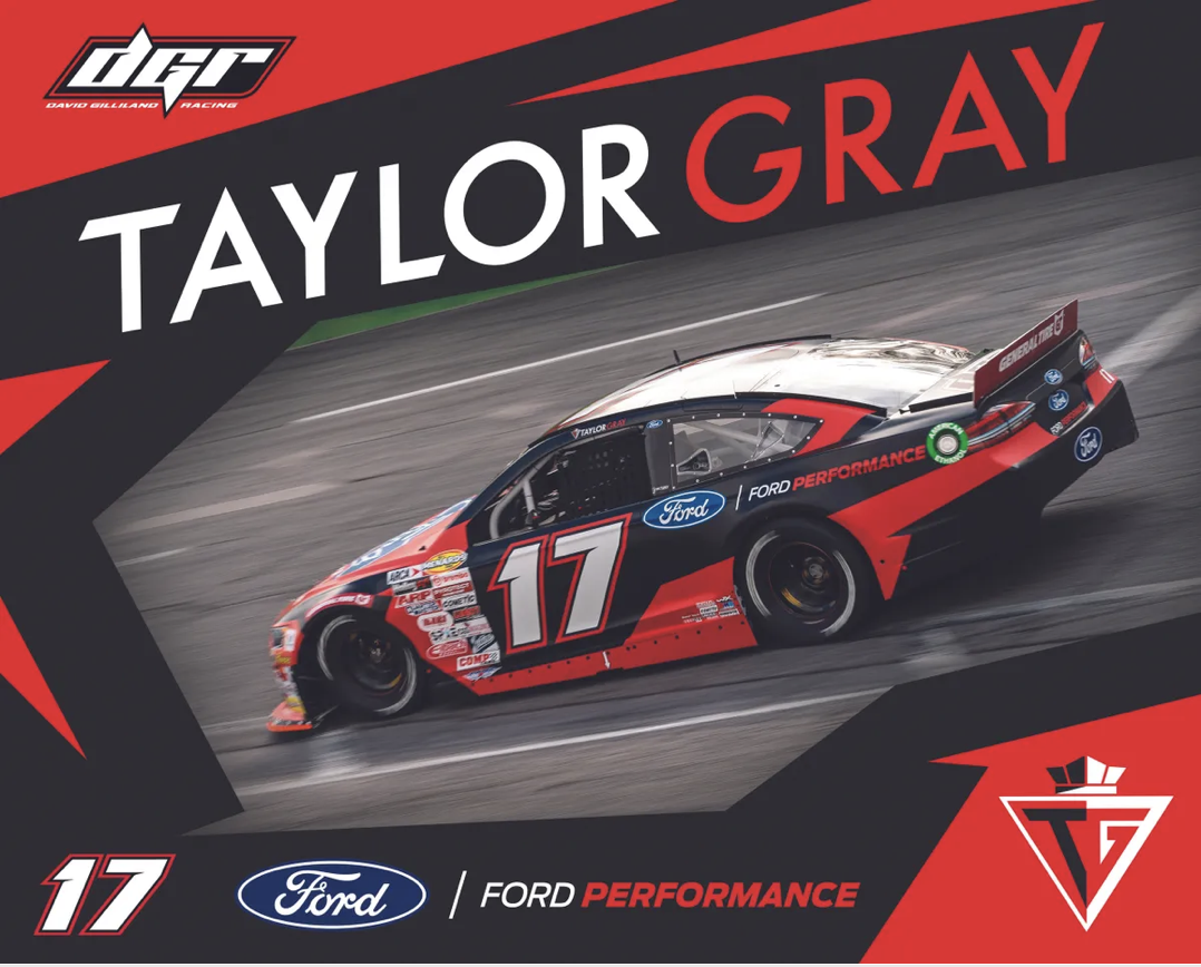 Taylor Gray autograph card