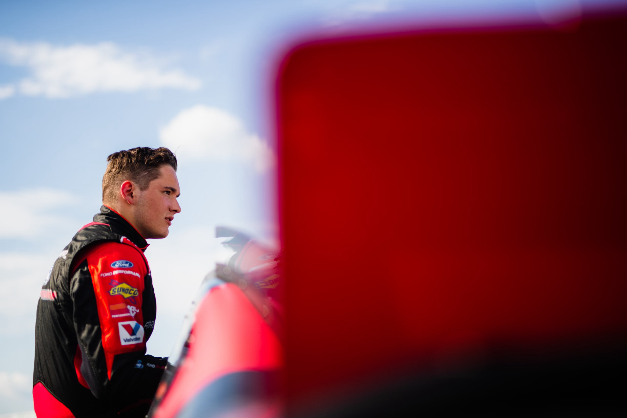 Taylor Gray on track