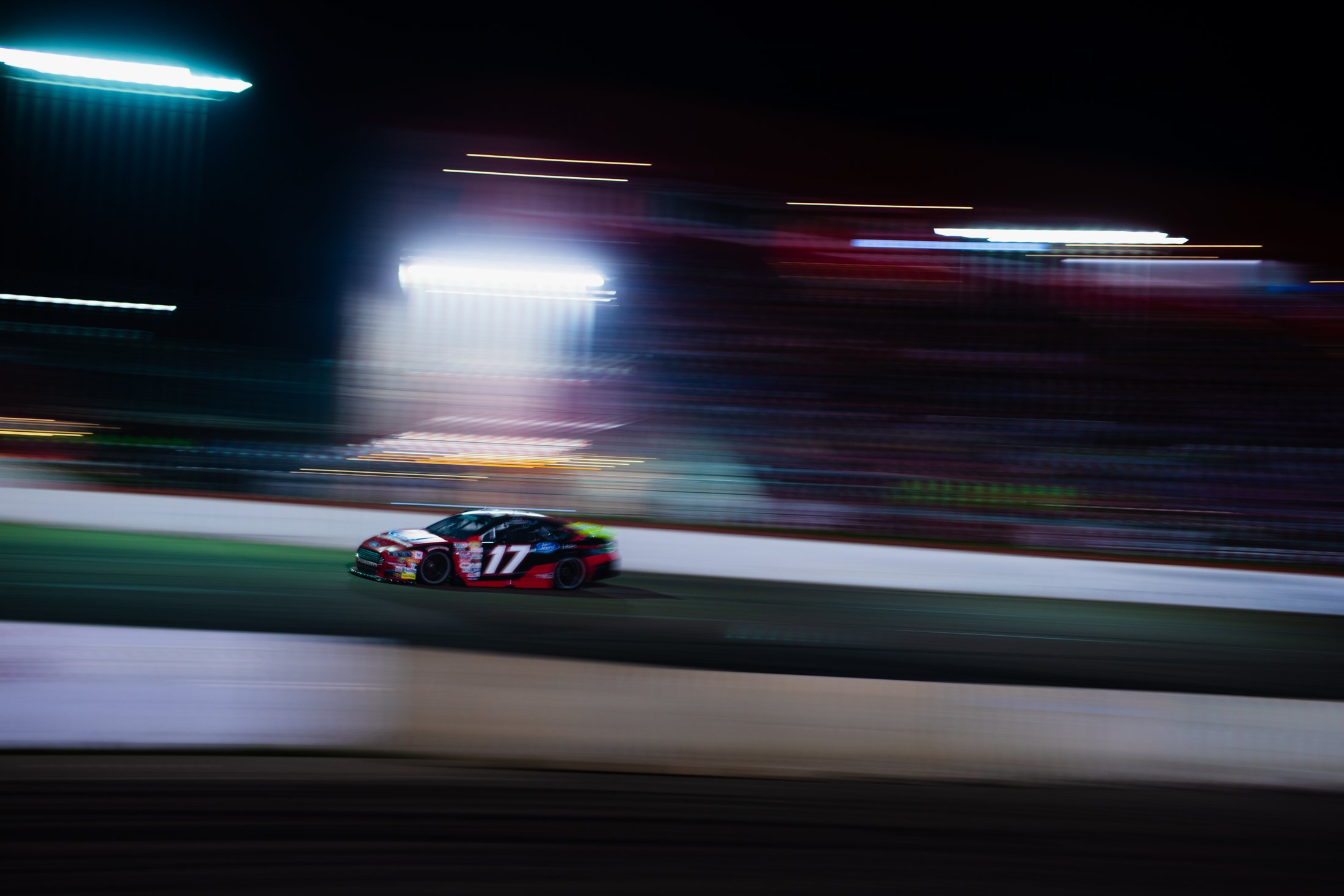 Taylor Gray at the race track